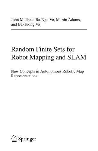 Random Finite Sets for Robot Mapping and SLAM