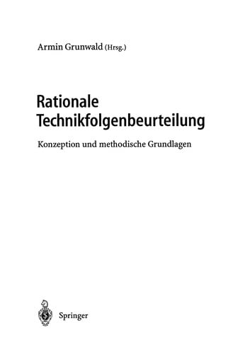 Rationale Technikfolgenbeurteilung