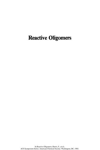 Reactive oligomers