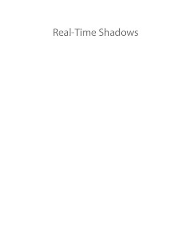 Real-time shadows