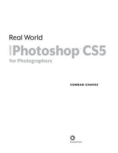 Real world Adobe Photoshop CS5 for photographers