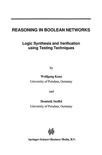Reasoning in Boolean Networks