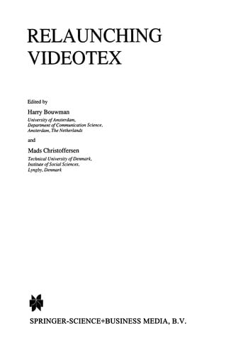 Relaunching Videotex