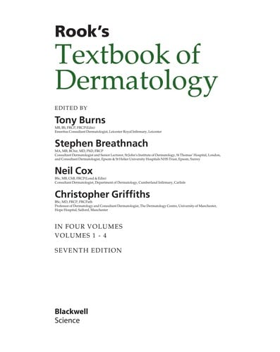 Rook's textbook of dermatology