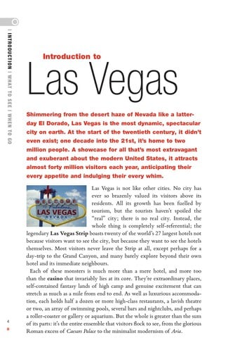 The rough guide to Las Vegas
