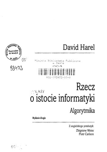 Rzecz o istocie informatyki