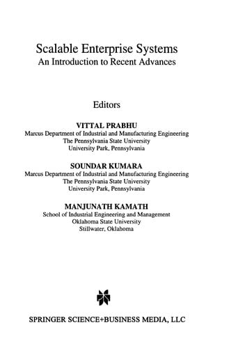 Scalable Enterprise Systems