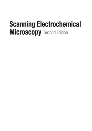 Scanning electrochemical microscopy