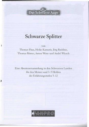Schwarze Splitter