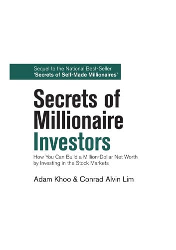 Secrets of millionaire investors