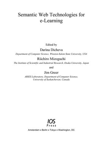 Semantic Web technologies for e-learning