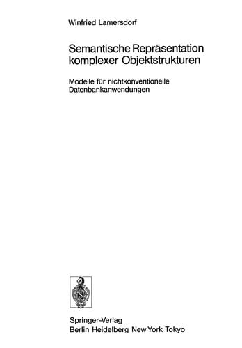 Semantische Repräsentation komplexer Objektstrukturen