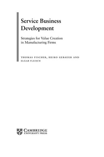 Service business development