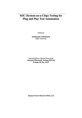 SOC (System-on-a-Chip) testing for plug and play test automation