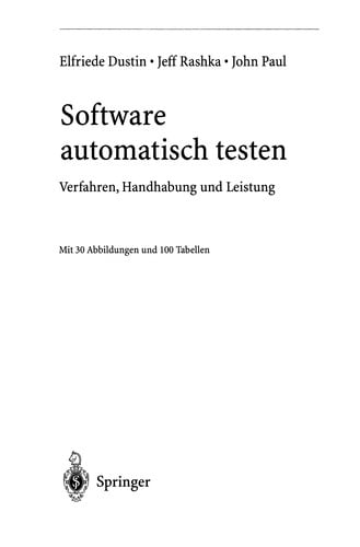 Software automatisch testen