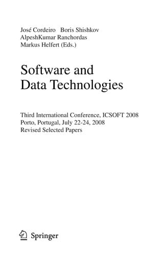 Software and Data Technologies
