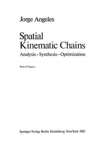 Spatial Kinematic Chains