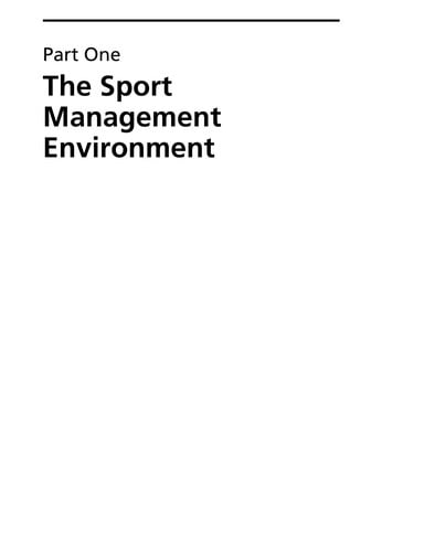 Sport management