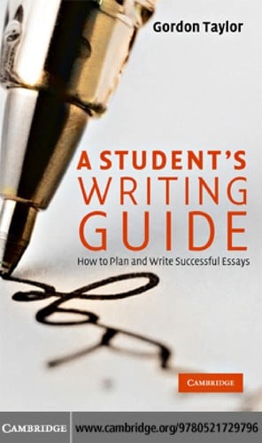 A student's guide to writing