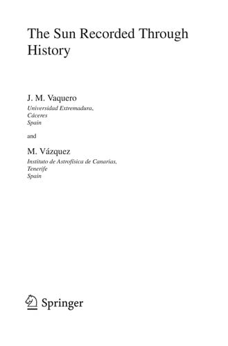 The Sun Recorded Through History