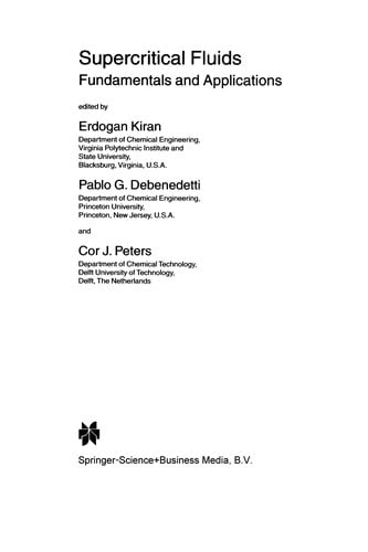 Supercritical Fluids