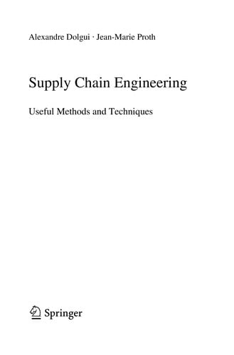 Supply Chain Engineering