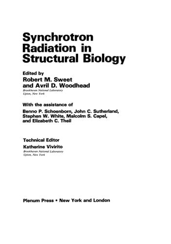 Synchrotron Radiation in Structural Biology