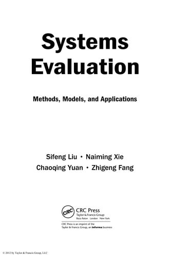 Systems evaluation
