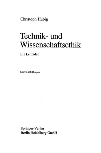 Technik- und Wissenschaftsethik