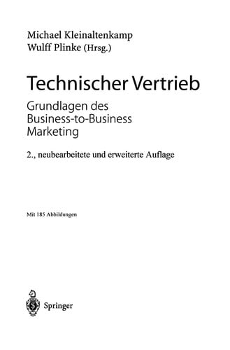 Technischer Vertrieb