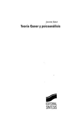 Teoría Queer y psicoanálisis