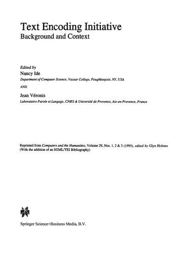 Text Encoding Initiative