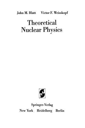 Theoretical Nuclear Physics