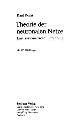 Theorie der neuronalen Netze