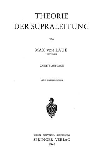 Theorie der Supraleitung