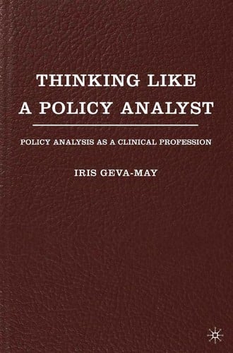 Thinking like a policy analyst
