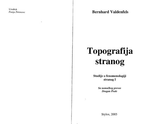 Topografija stranog