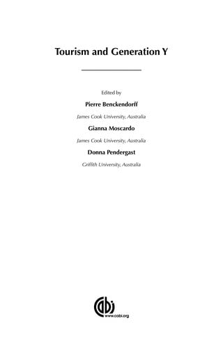 Tourism and generation Y