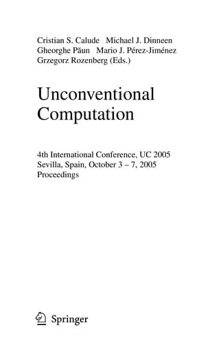 Unconventional Computation