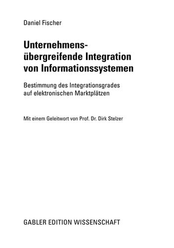 Unternehmensübergreifende Integration von Informationssstemen