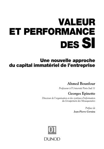 Valeur et performance des SI
