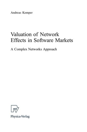 Valuation of Network Effects in Software Markets