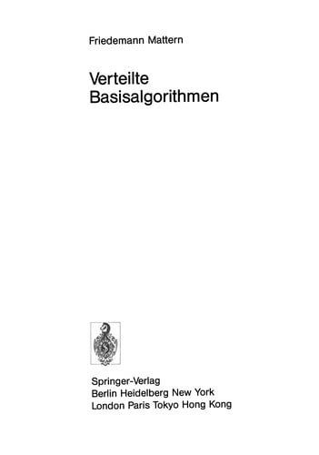 Verteilte Basisalgorithmen