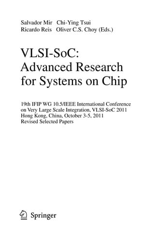 VLSI-SoC: Advanced Research for Systems on Chip