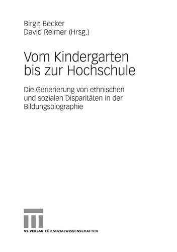 Vom Kindergarten bis zur Hochschule