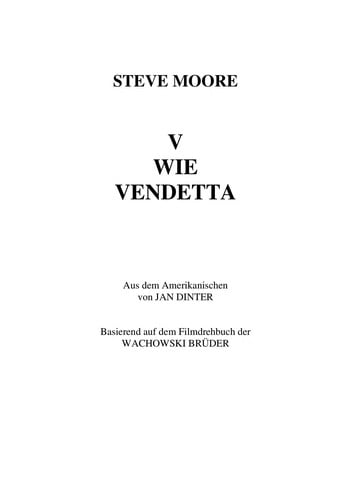 V wie Vendetta
