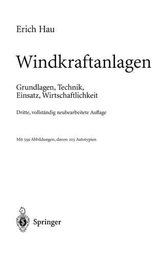Windkraftanlagen
