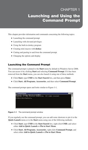 Windows Server 2008 portable command guide