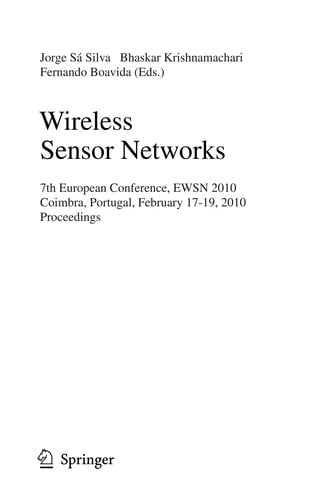 Wireless Sensor Networks