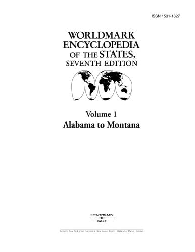 Worldmark encyclopedia of the states